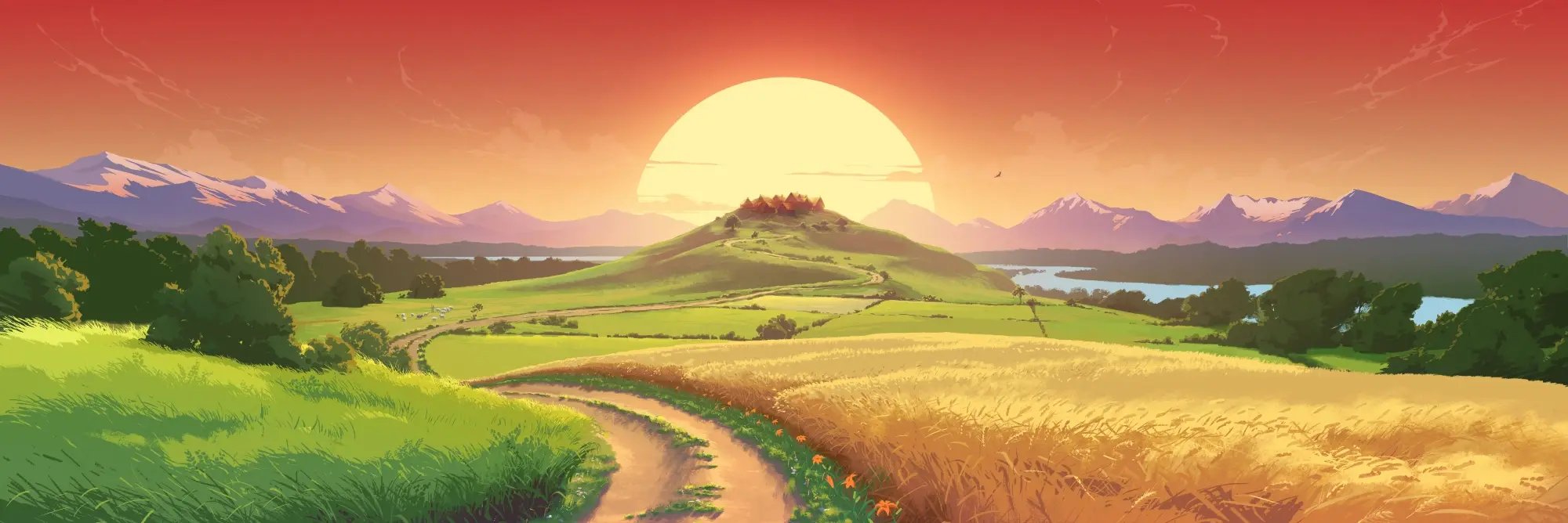 Catan landscape